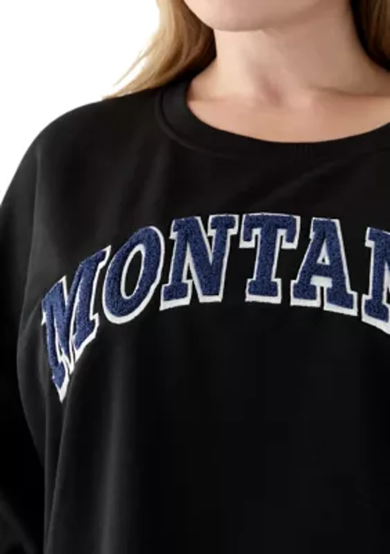 Plus Long Sleeve Montana Graphic Sweatshirt