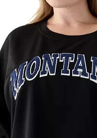 Plus Long Sleeve Montana Graphic Sweatshirt
