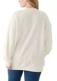 Plus Long Sleeve Austin Graphic Sweatshirt