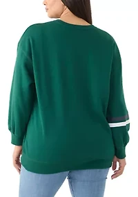 Plus Long Sleeve Graphic T-Shirt