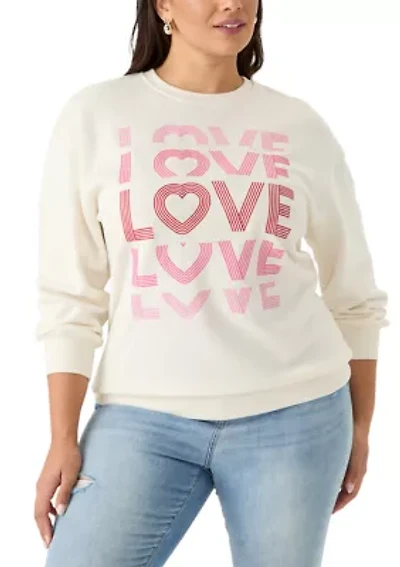 Plus Love Sweatshirt
