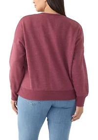 Plus Long Sleeve Graphic Sweatshirt