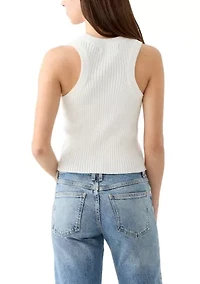 Women's Rib Knit Sweater Tank Top