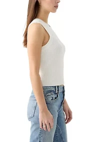 Women's Rib Knit Sweater Tank Top