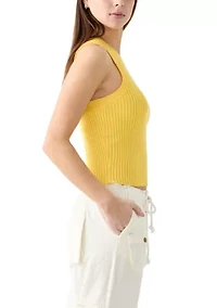 Women's Rib Knit Sweater Tank Top