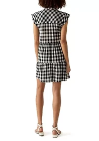 Women's Cap Sleeve Mini Shirtdress