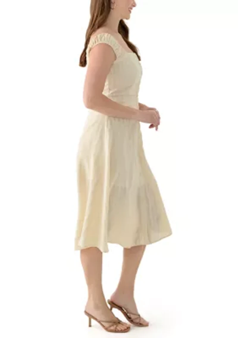 Women's A-Line Midi Dress