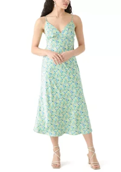 Women's Satin Midi Dress