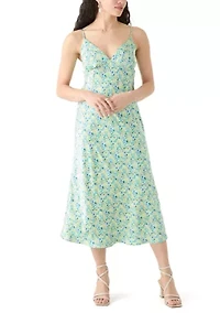 Women's Satin Midi Dress