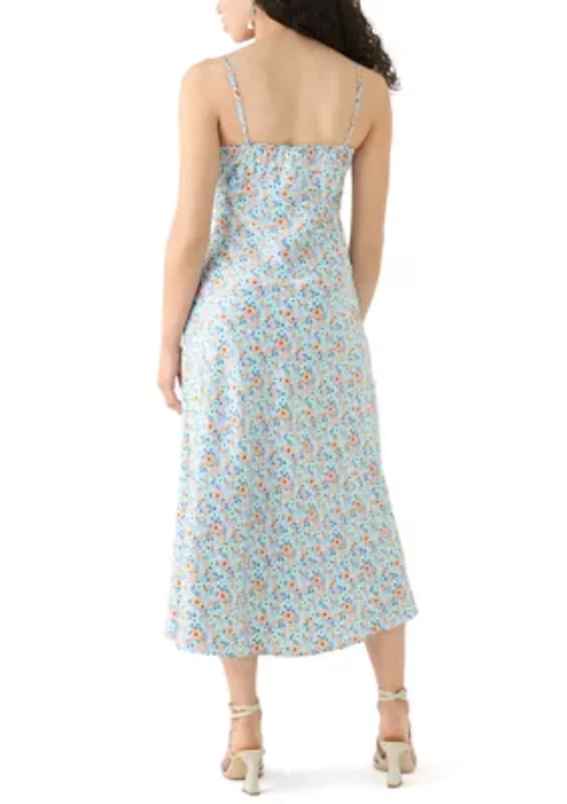 Women's Satin Midi Dress