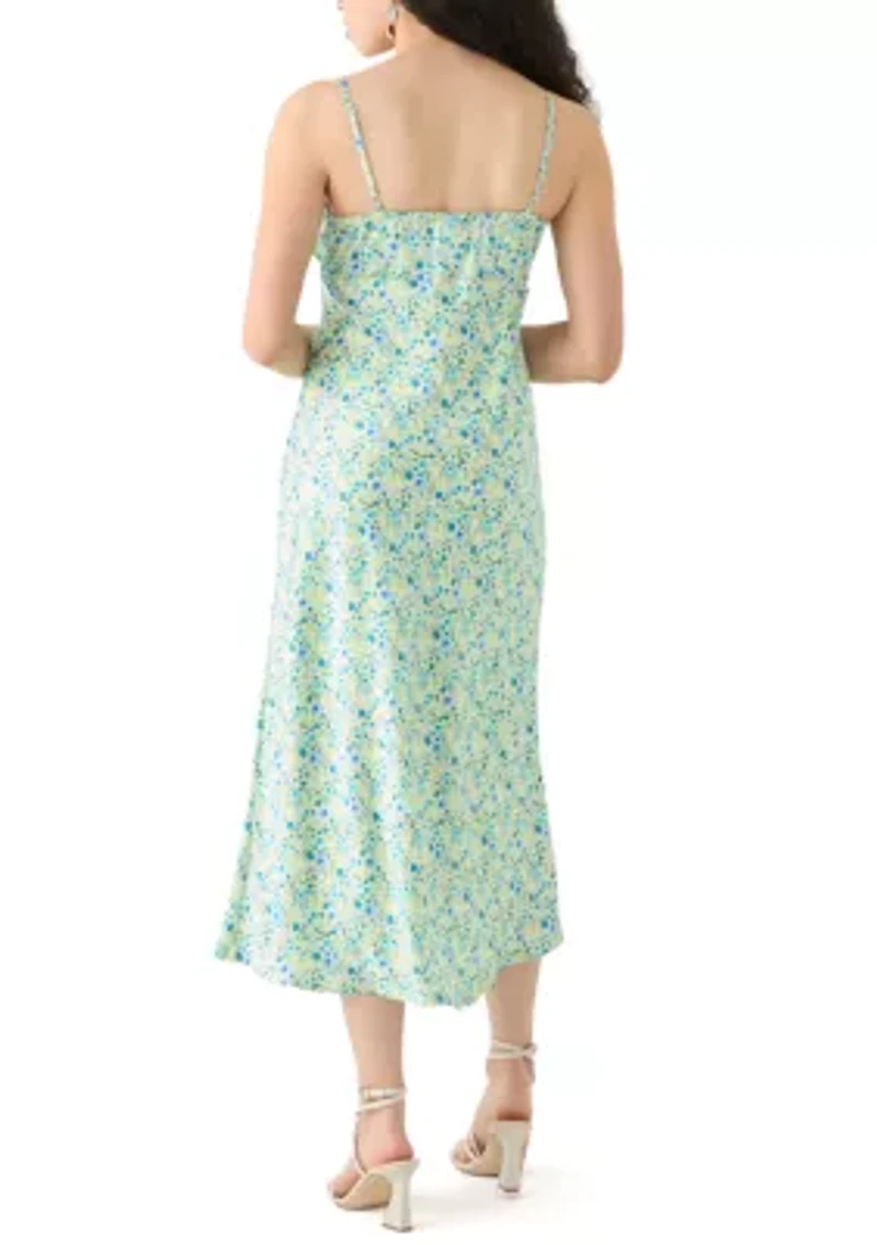 Women's Satin Midi Dress