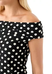 Women's Drapey Off the Shoulder Top