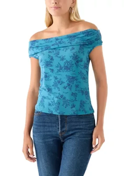 Women's Drapey Off the Shoulder Top