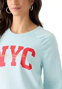 Women's NYC Pullover Graphic Sweatshirt