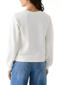 Women's Hamptons Tennis Club Pullover Graphic Sweatshirt