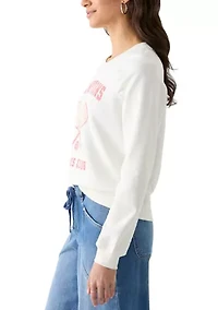 Women's Hamptons Tennis Club Pullover Graphic Sweatshirt