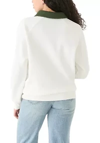 Women's Long Sleeve Relaxed Fit Polo Shirt