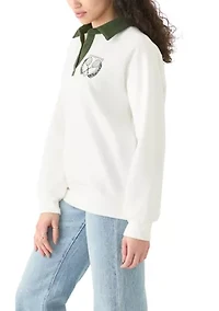 Women's Long Sleeve Relaxed Fit Polo Shirt