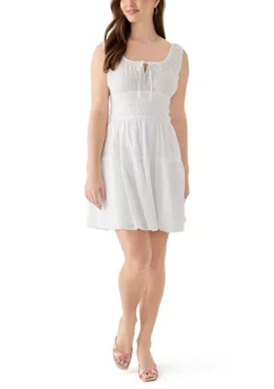 Women's Keyhole Neck Mini Dress