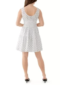 Women's Keyhole Neck Mini Dress