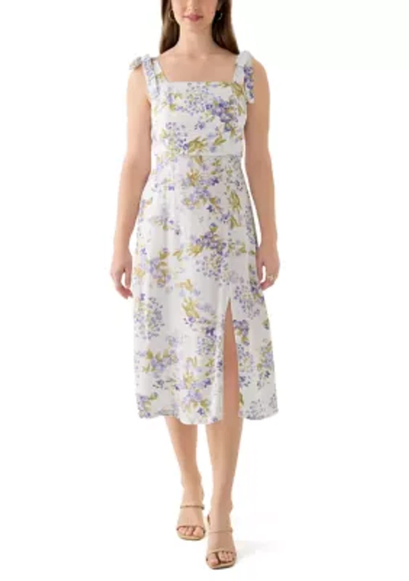 Women's Tie Strap Midi Dress