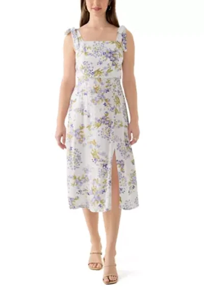 Women's Tie Strap Midi Dress