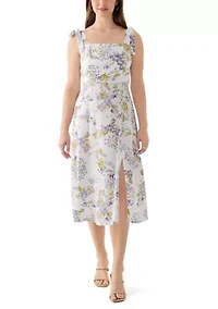 Women's Tie Strap Midi Dress