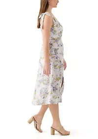 Women's Tie Strap Midi Dress