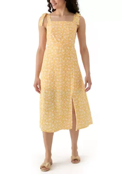 Women's Tie Strap Midi Dress