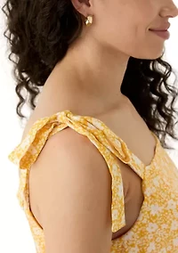 Women's Tie Strap Midi Dress