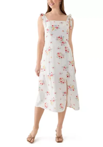 Women's Tie Strap Midi Dress