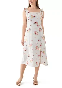 Women's Tie Strap Midi Dress