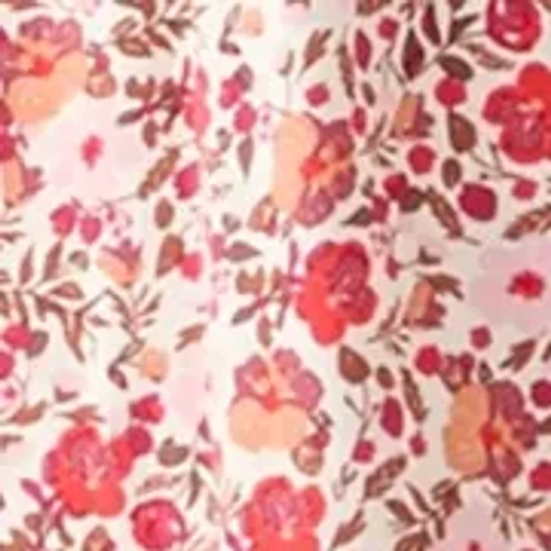 Plus Flutter Sleeve Printed Midi Dress