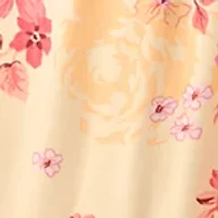 Plus V-Neck Flutter Sleeve Maxi Dress