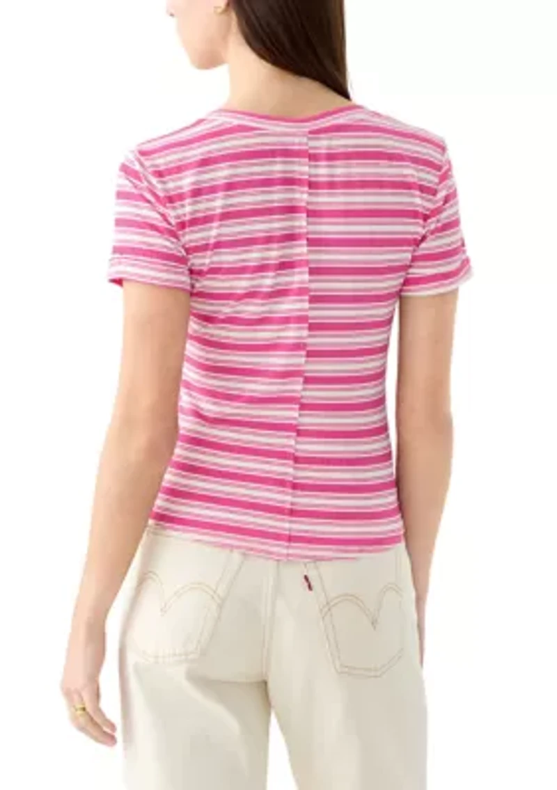 Women's Short Sleeve Button Front Shirt