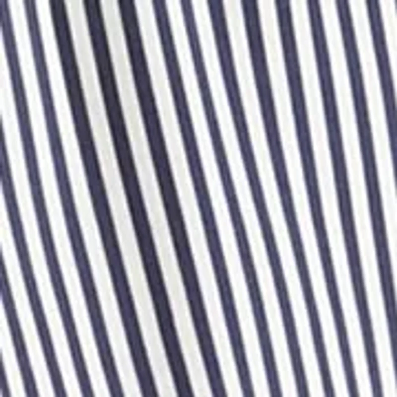 Women's Striped Woven Midi Dress