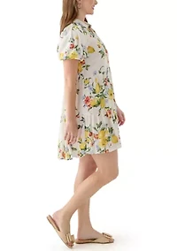 Women's Mini Tiered Shirtdress