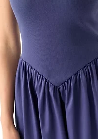 Women's Drop Waist Midi Dress