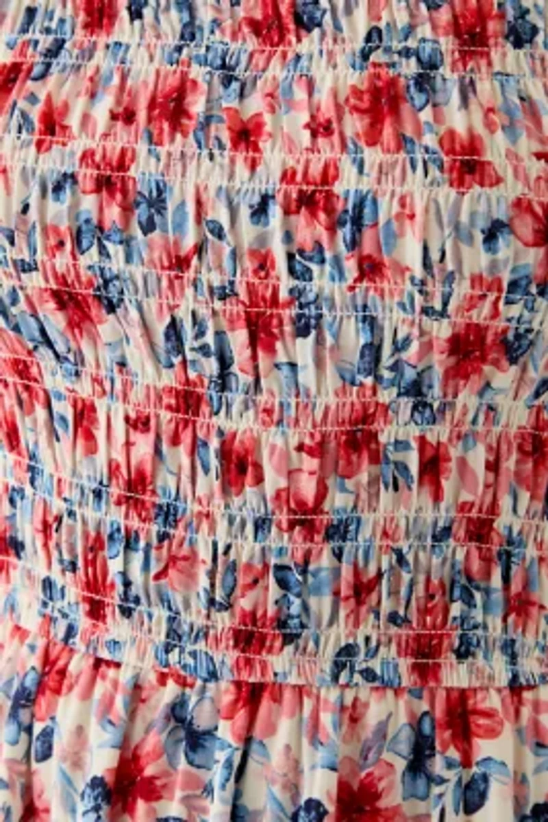 Women's Tiered Dress with Smocking