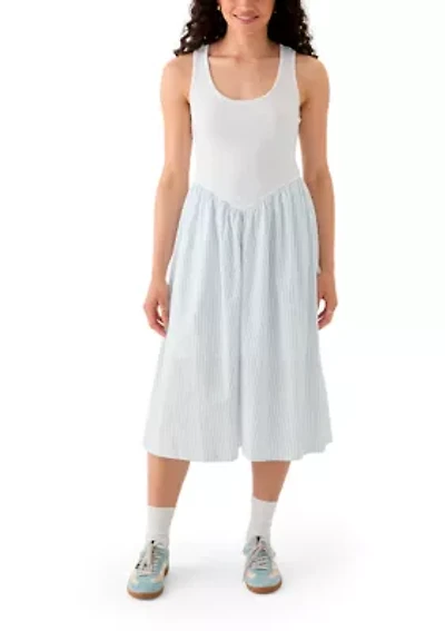 Women's Drop Waist Midi Dress