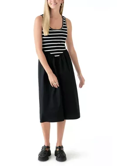 Women's Drop Waist Midi Dress