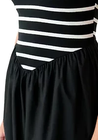 Women's Drop Waist Midi Dress