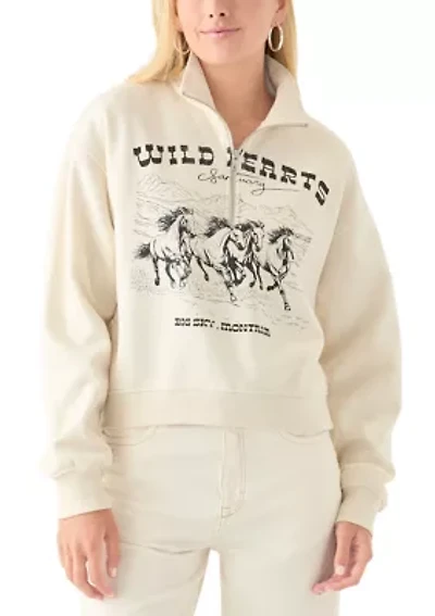 Women's Graphic 1/4 Zip Pullover