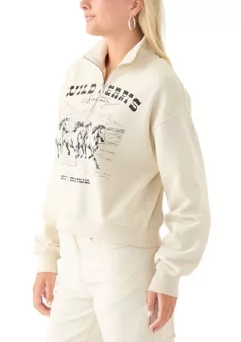 Women's Graphic 1/4 Zip Pullover