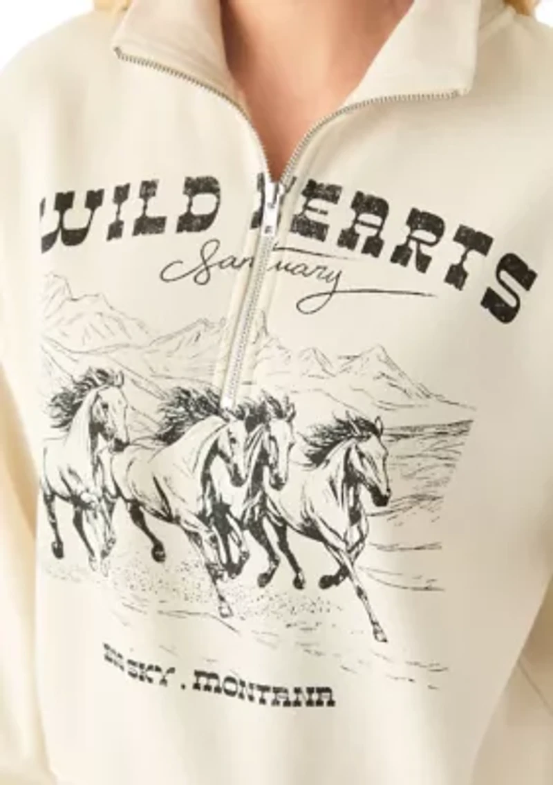 Women's Graphic 1/4 Zip Pullover