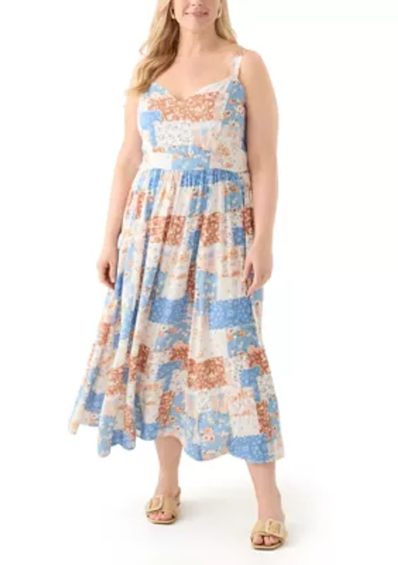 Plus Sleeveless Maxi Dress
