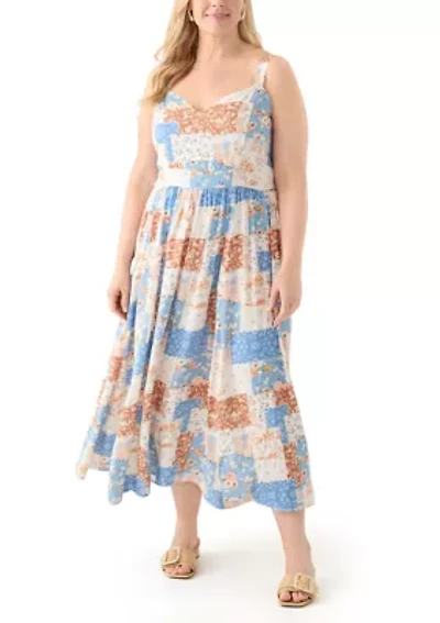 Plus Sleeveless Maxi Dress
