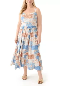 Plus Sleeveless Maxi Dress