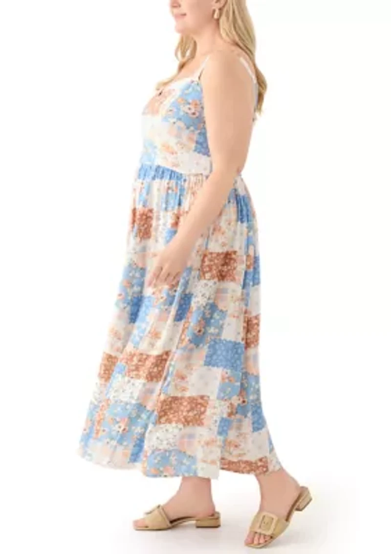 Plus Sleeveless Maxi Dress