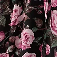 Women's V-Neck Poet Sleeve Ruffle Dress